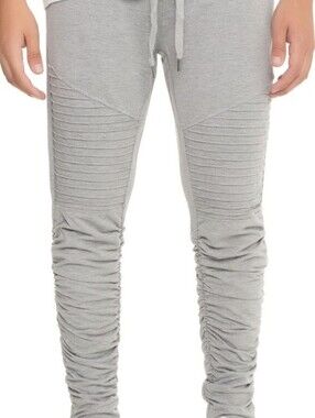 DEADSTOCK 2012 Bleecker and Mercer The Overlord Rouched Moto Sweatpants - 2XL